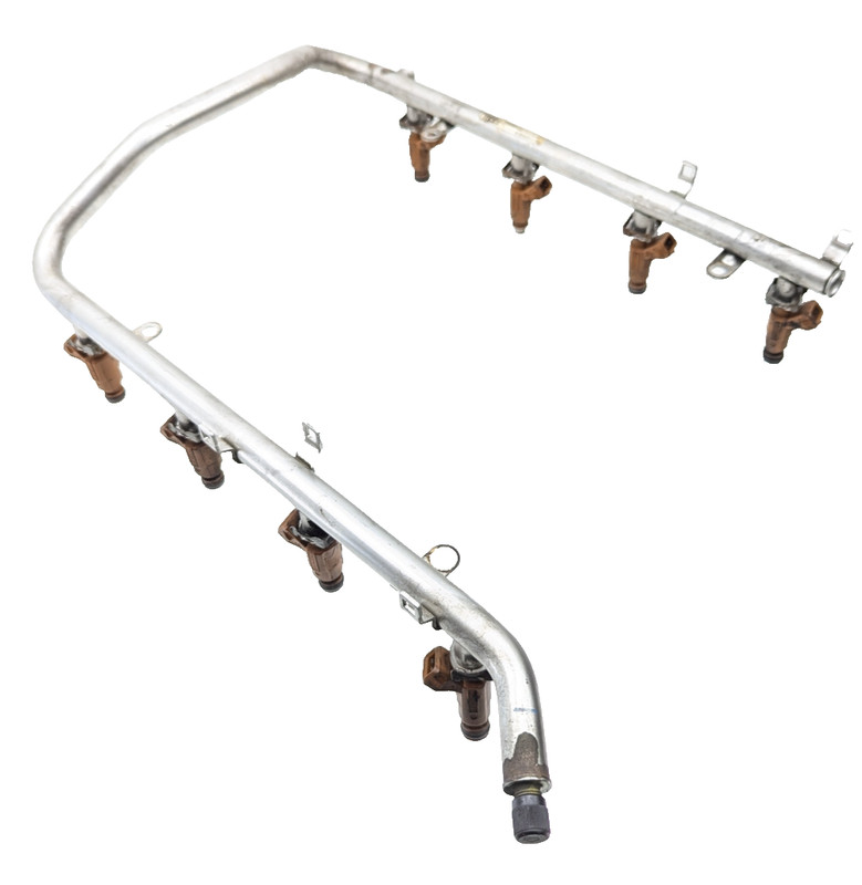 01-06 Mercedes R230 E500 Fuel Injection Rail Line w/ Injectors OEM 1130700595���