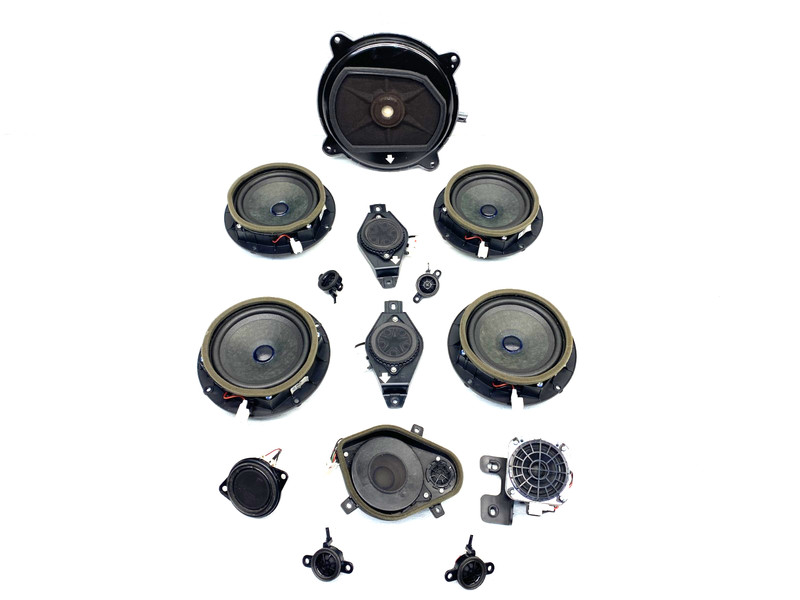 15-16 HYUNDAI GENESIS SUBWOOFER DOOR TWEETER SPEAKER SET OEM #A0.59