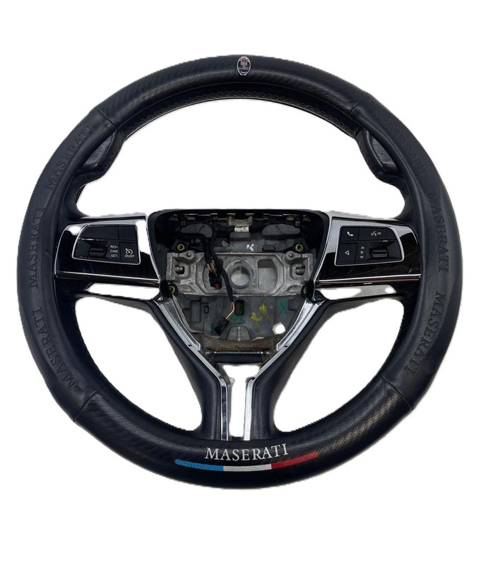 2014 Maserati Quattroporte S Steering Wheel Black With Switches 06700116660 OEM