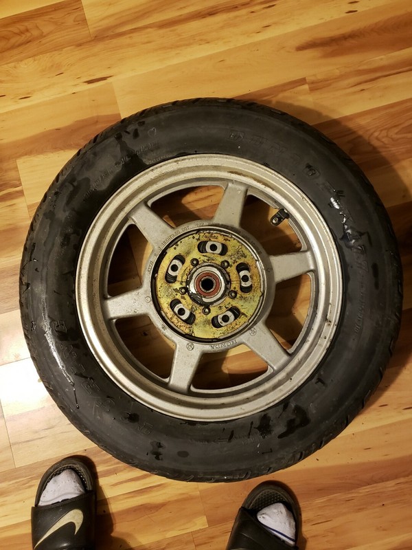 1988 HONDA GOLDWING GL1500 GOLD WING OEM REAR MAG WHEEL RIM 16X3.50 #1