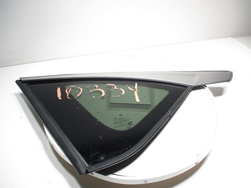 LEFT QUARTER WINDOW W/CHROME MOLDING FITS 2020 ACURA RDX 34980