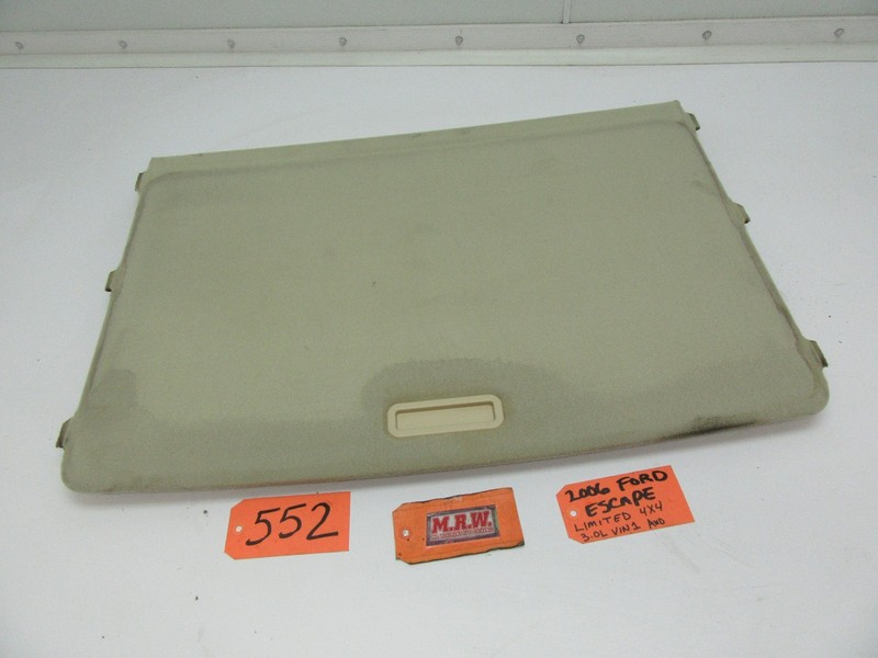 01-07 ESCAPE SUN ROOF SUNROOF HEADLINER TOP GLASS SHADE MOON COVER TRIM TAN