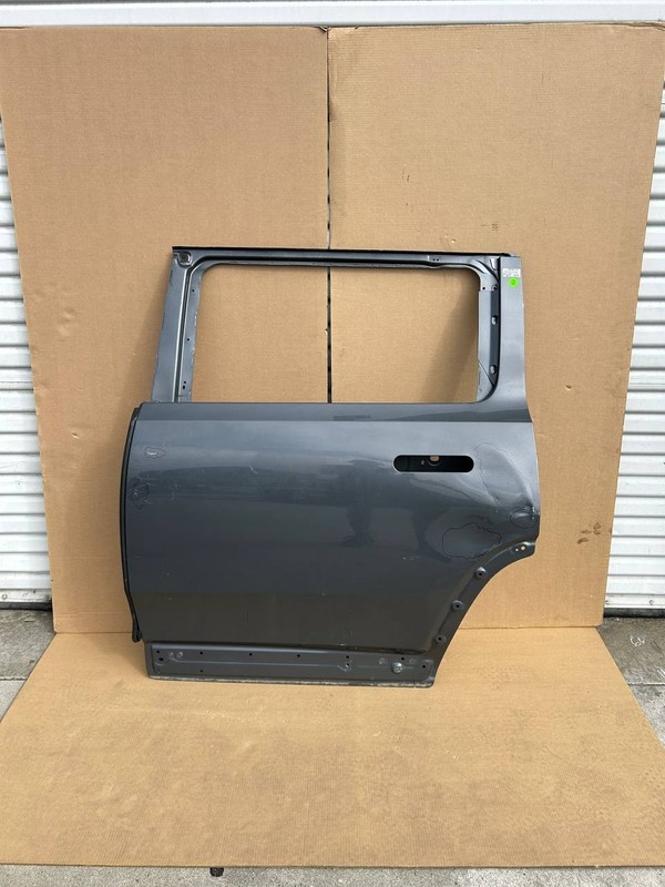 ✅2022-2024 Rivian R1S Rear Left Driver Door Shell Gray OEM w/dent and scratches