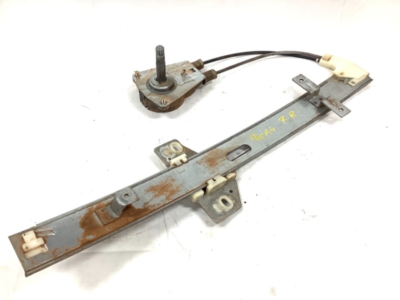 90-93 Accord 4Dr DX Right Rear Window Regulator Manual Crank Glass Opener OEM