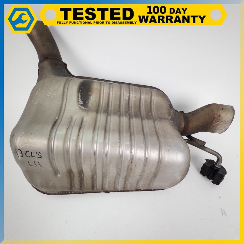 12-18 MERCEDES-BENZ CLS550 4.6L V8 REAR LEFT EXHAUST MUFFLER OEM
