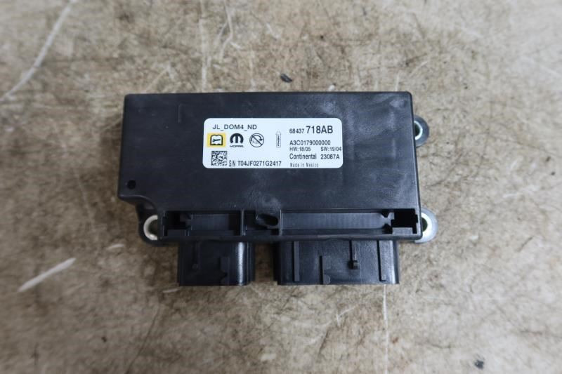 2018-2023 Jeep Wrangler JL OEM SRS Occupant Restraint Module 68437718