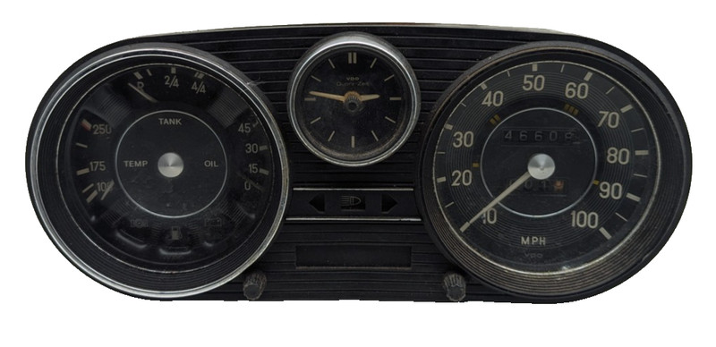 Mercedes OEM 1974 W114 W115 240D Instrument Clusters Speedometer