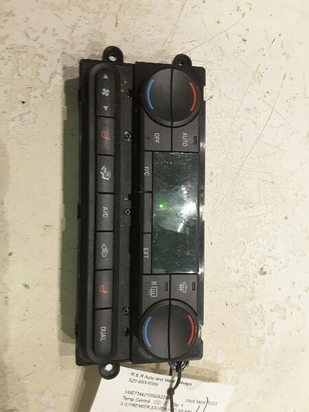 TEMPERATURE CONTROL FITS 05-07 FIVE HUNDRED 166269