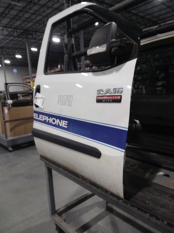 2018 RAM ProMaster City Right Door White OEM Good Condition No Rust 4DR