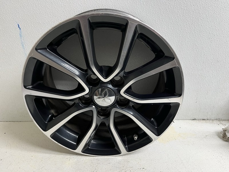 2015-2017 Mitsubishi Lancer 16x6.5 Alloy Black Silver Wheel Rim 16" Inch Cap
