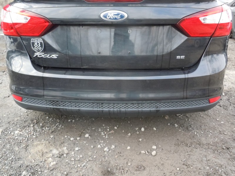 2012-2014 Ford Focus Sedan Rear Bumper Cover W/O Park Assist OEM UH