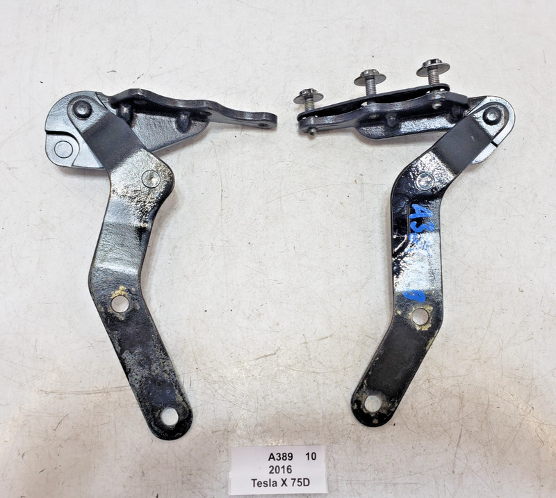 ✅ 16-20 OEM Tesla Model X Rear Right Passenger Side Front Door Hinge Black