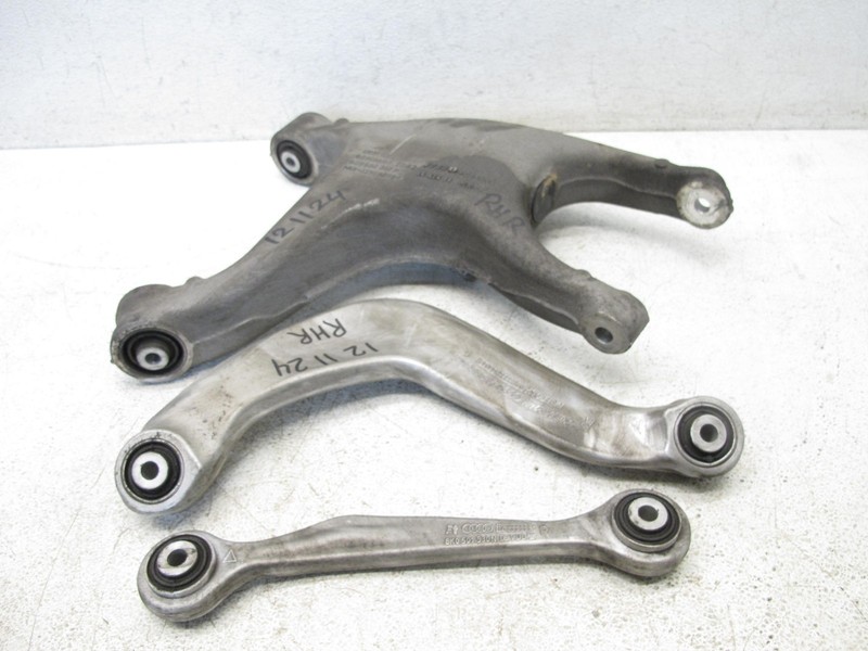 12-18 AUDI 4G S7 A7 A6 S6 QUATTRO REAR RIGHT SUSPENSION CONTROL ARM SET OEM 1211