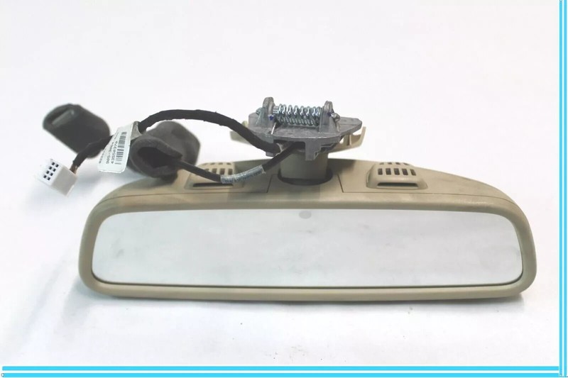 10-16 Mercedes W218 CLS550 E400 Interior Rear View Mirror Beige 2048103217 OEM