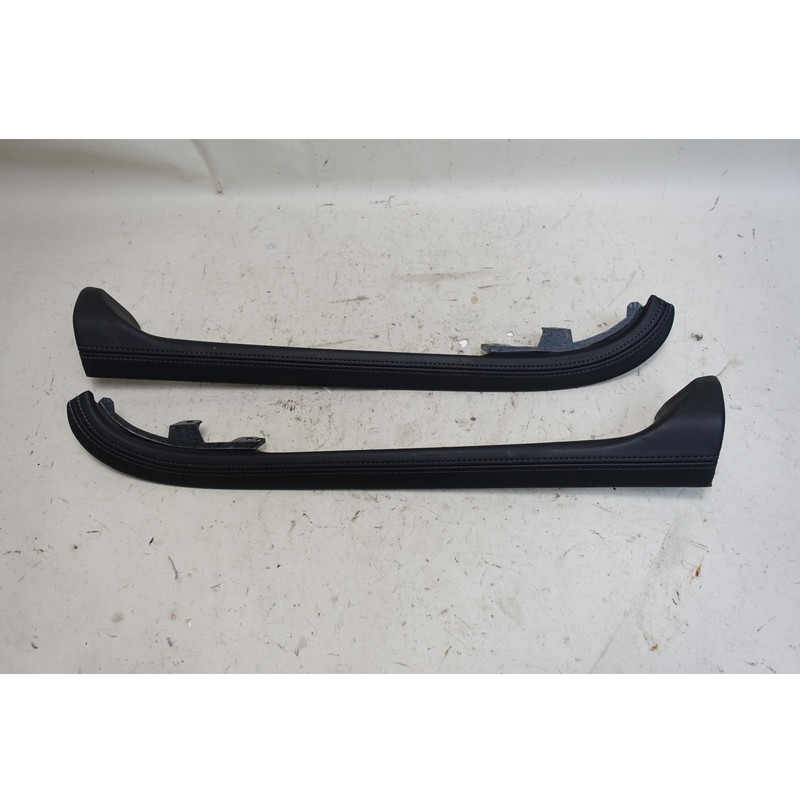 Damaged 23-25 BMW G07 X7 LCI Front Center Console Trim Strips Black Vinyl OEM