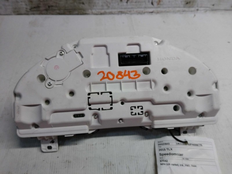 2015 Acura TLX Speedometer Gauge Black OEM 3.5L 104K Miles NJ25-20843-507125