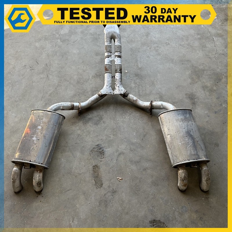 1984 Chevy Corvette C4 REAR EXHAUST SYSTEM RIGHT & LEFT SIDE MUFFLER OEM
