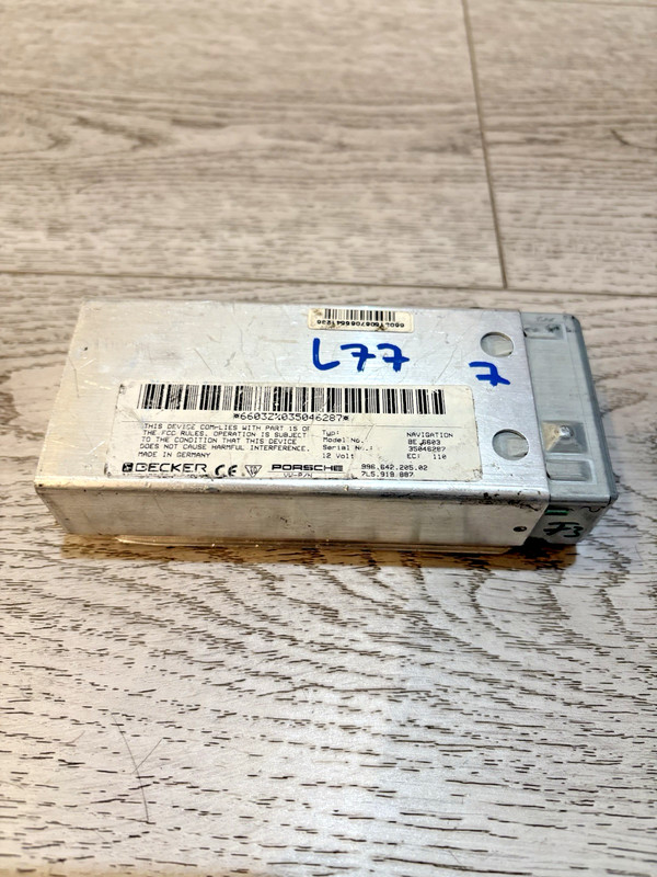 02-05 Porsche 911 996 Turbo Navigation Control Module Unit PCM 99664220502