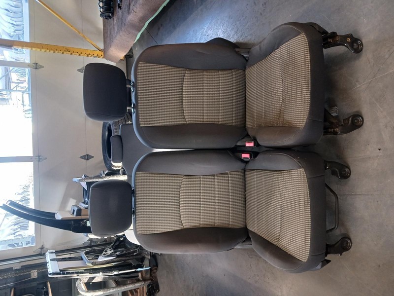 12 DODGE 1500 Quad Cab complete cloth electric Seat Set OEM