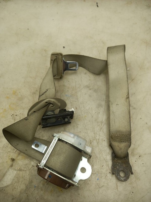 12 TOYOTA SIENNA LE REAR DRIVER LEFT SEAT BELT RETRACTOR GRY-FC42