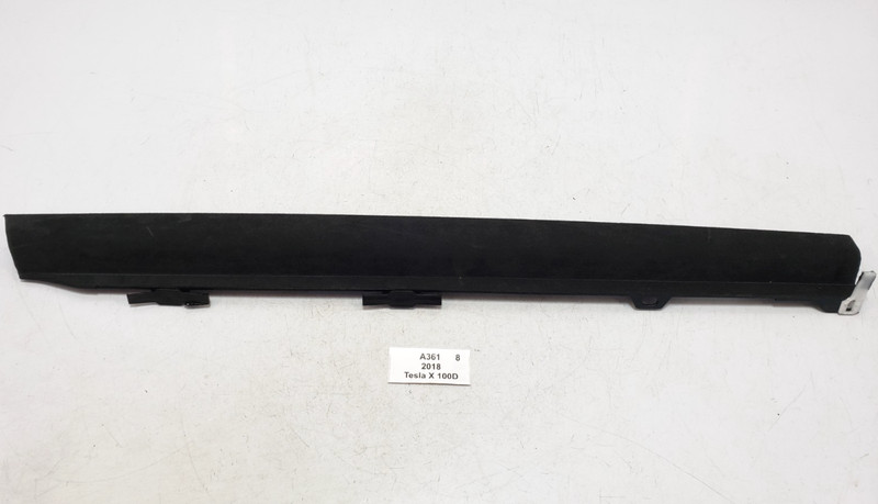 ✅16-20 OEM Tesla Model X Rear Left Driver Side Falcon Door Middle Trim Alcantara