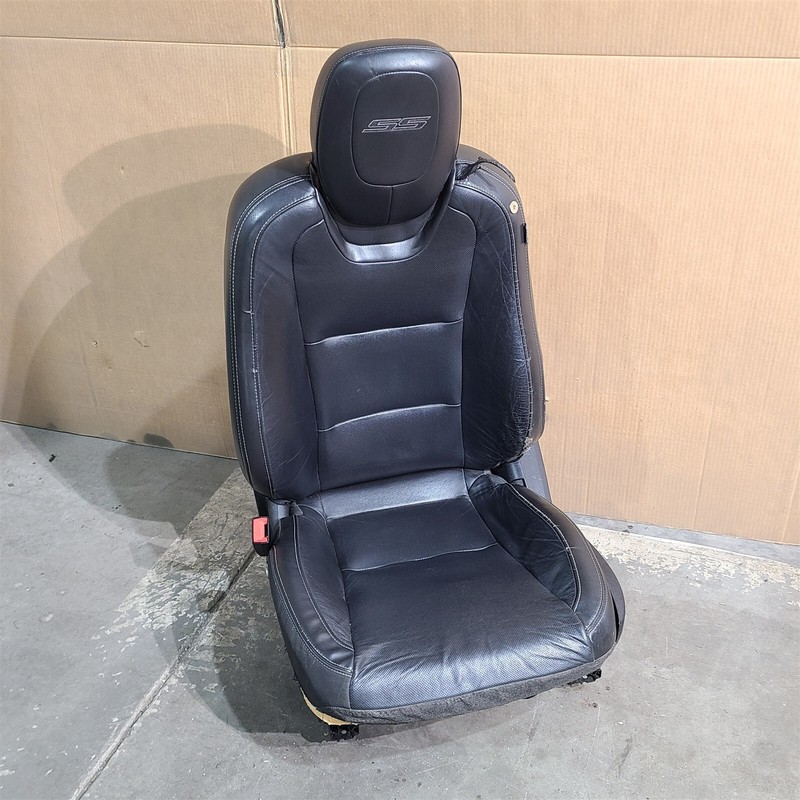 10-15 Camaro SS Coupe Driver Leather Power Seat Assembly Complete Aa7450
