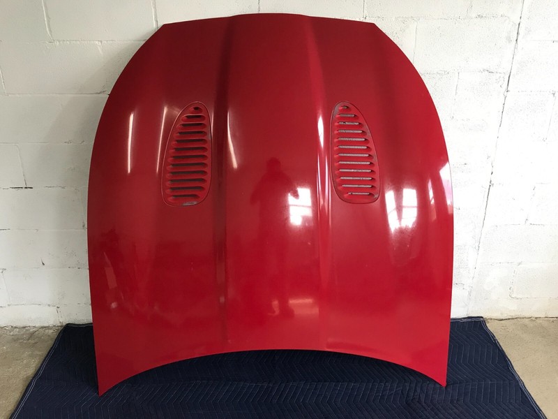 00 01 02 03 04 05 06 Jaguar XKR XK8 Hood Bonnet Supercharged Option Red XKR