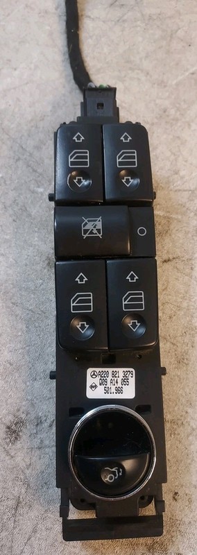 2003-2006 Mercedes-Benz S430 Master Switch Assembly w/Pigtail A2208213279 OEM