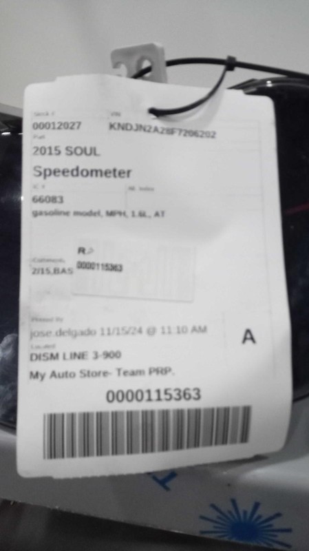 2015 KIA SOUL Speedometer Gauge OEM Grey 82K Miles Warranty NJ25-12027