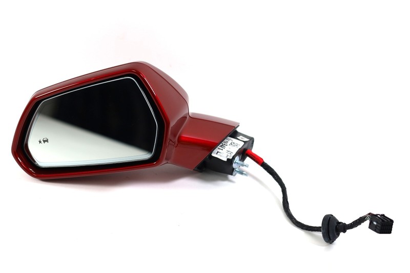 2022 Chevy Camaro SS Convertible Left Driver Mirror Red OEM Heated w/ Signal BSM