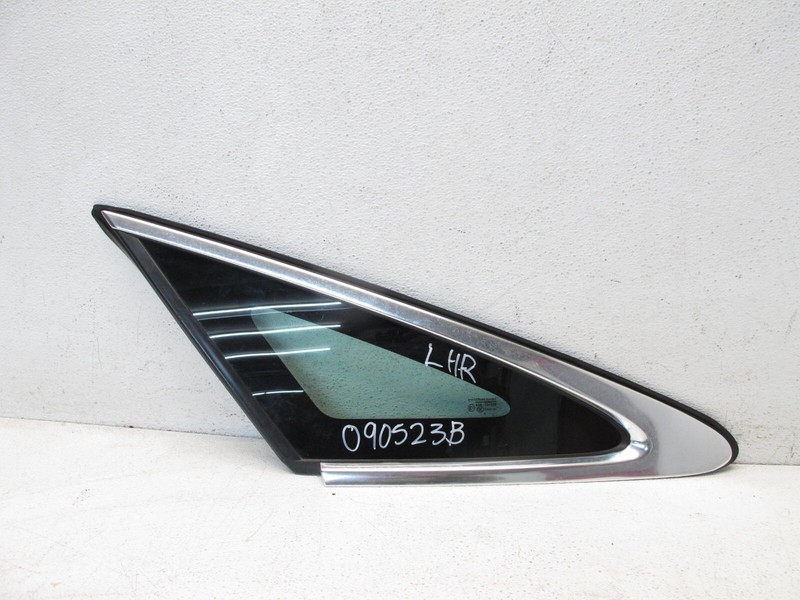 10-15 JAGUAR X351 XJ XJL XJR QUARTER GLASS WINDOW DRIVER LEFT REAR OEM 090523B