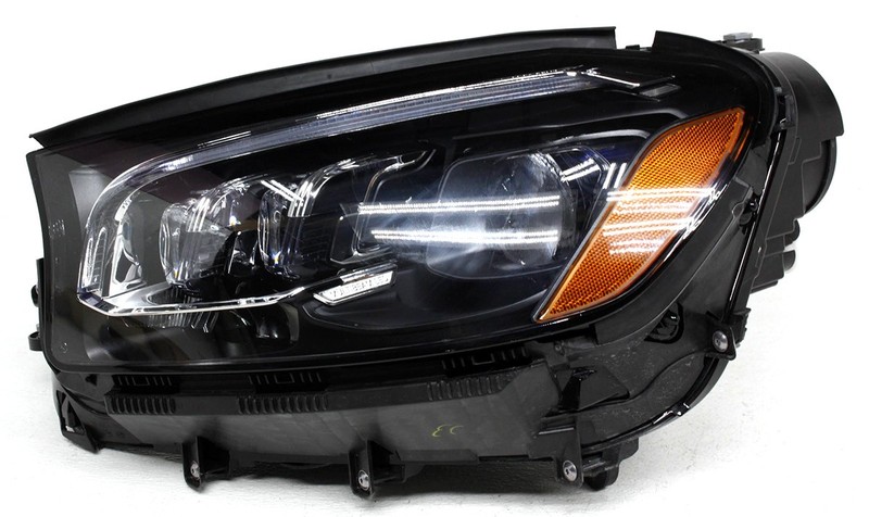 OEM Mercedes-Benz GLS-Class Left Driver Side LED Headlamp Inner Lens Scratches