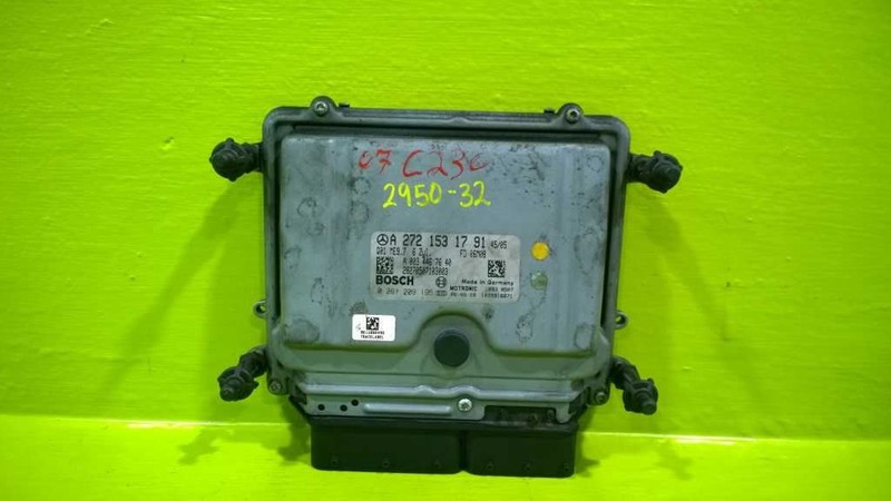 07 MERCEDES C230 ECM ELECTRONIC ENGINE CONTROL MODULE OEM 2950-32