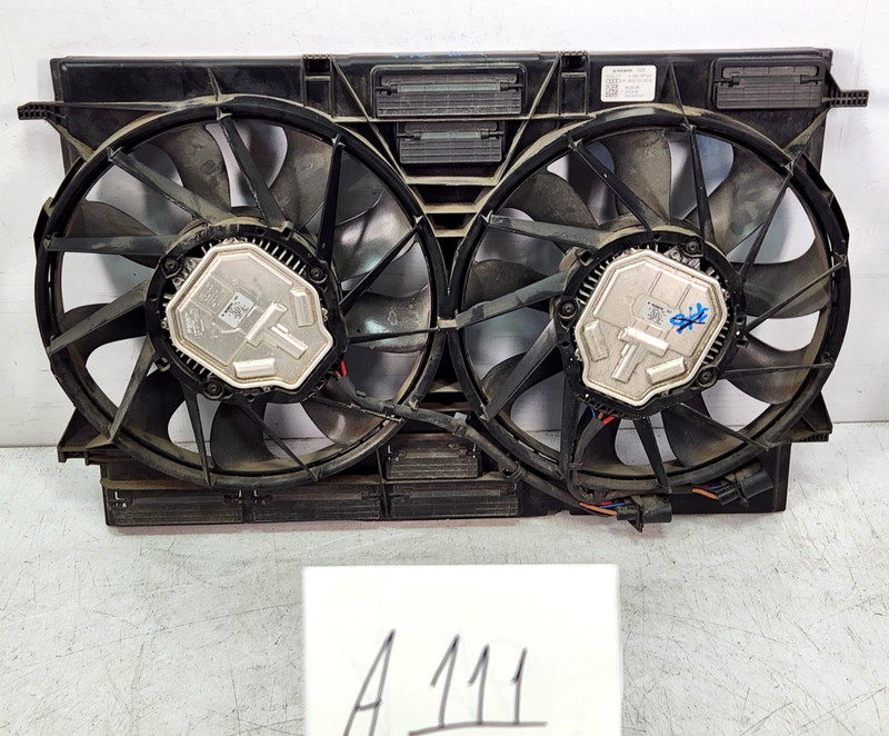 ✅ 2017-2022 OEM Audi Q7 Engine Radiator Cooling Fan Motor Assembly