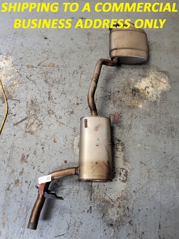 Used Oem Volkswagen Exhaust Muffler & Resonator Pipe 2020-2022 Passat 2.0L FWD