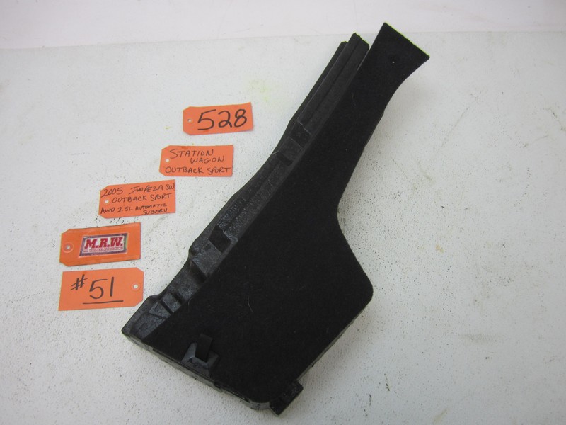 FITS 05-07 IMPREZA WAGON TRUNK CARGO CARPET TRIM SPARE TIRE COVER TOOL TRAY MAT.