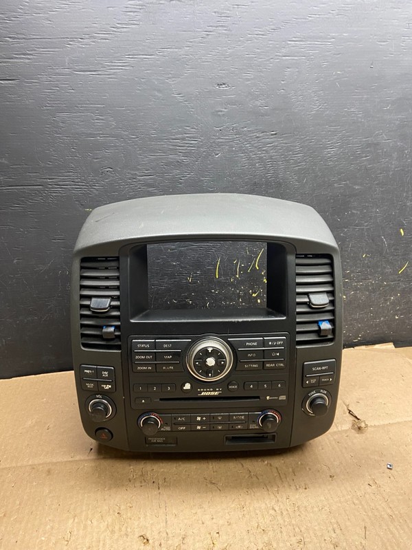 2008 2012 Nissan Pathfinder Radio A/C Heat Temperature Climate Control Y5474 DG