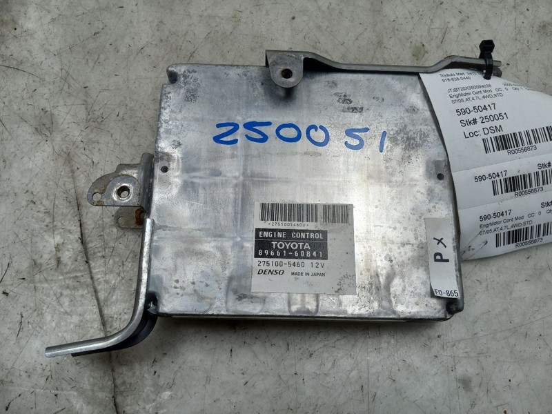 05 LEXUS GX470 ECM ELECTRONIC CONTROL MODULE 89661-60B41
