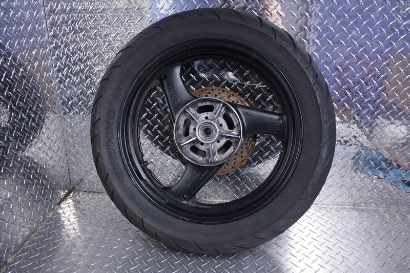 2005 SUZUKI GS 500 FK REAR WHEEL BRAKE ROTOR DISC RIM TIRE OEM GS500 05
