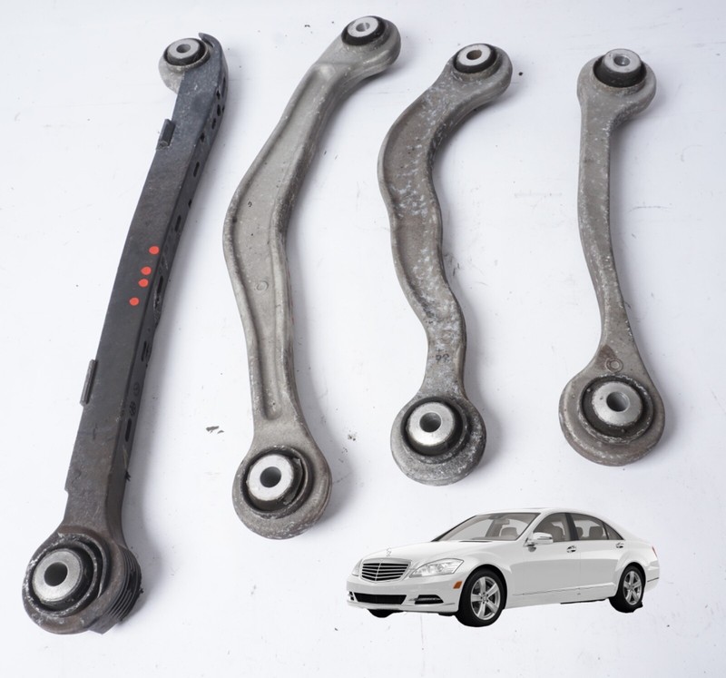07-14 Mercedes W221 S550 CL600 S63 AMG Rear Right Side Control Arm Set of 4 OEM