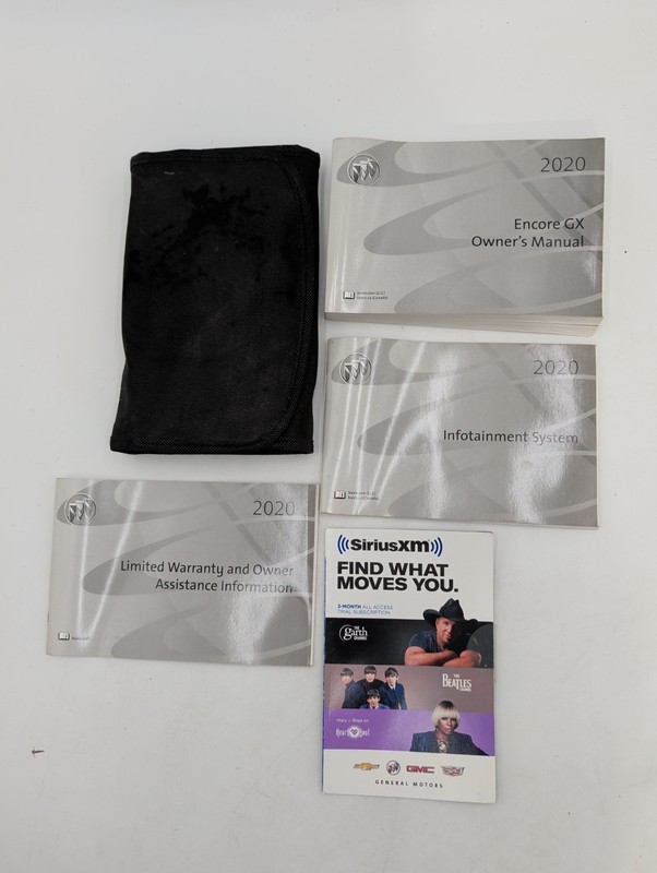 2020 Buick Encore GX Owners Manual With Case And Navigation OEM Free Shipping