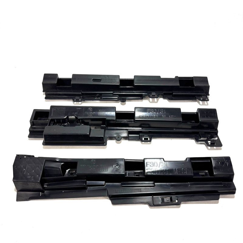 π 2012 - 2019 BMW F30 328I SEDAN ROCKER PANEL GUARD SIDE SKIRT BRACKET SET OEM