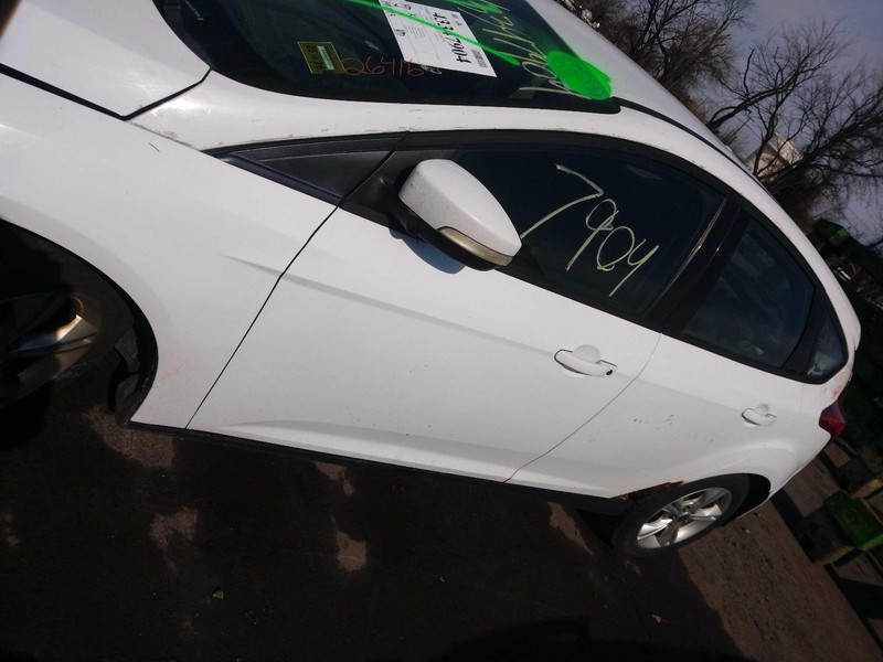 2013 Ford Focus Left Door Glass White OEM 523912 Used 141K Miles