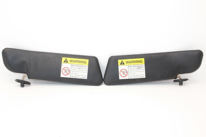 00-03 Mazda Mx-5 Miata NB 1.8L Pair of Left and Right Side Black Sun Visors