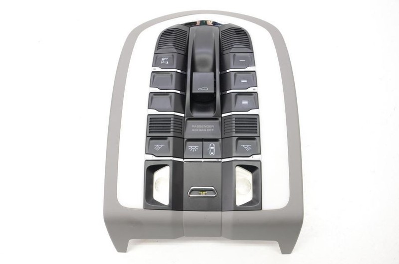 2010-2016 Porsche Panamera 970 4.8L Front Roof Console with Map Lights