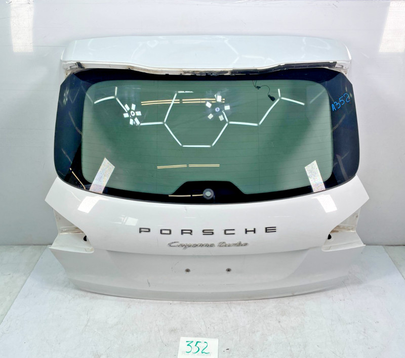 ✅ 2015-2018 OEM Porsche Cayenne Turbo 958 Rear Trunk Lid Hatch Liftgate White*