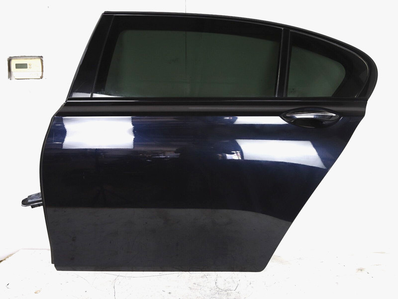 2013-2015 BMW 750LI F02 REAR LEFT DOOR COMPLETE CARBON BLACK METALLIC 416