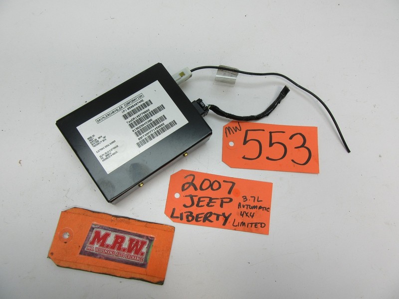 COMPUTER ECM P0506407AE DELPHI RADIO SATELLITE RECEIVER for JEEP LIBERTY 02-09