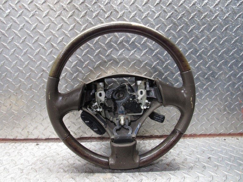 2002 LEXUS ES300 STEERING DRIVE WHEEL RES LEATHER BURGUNDY 6CYL 3.0L