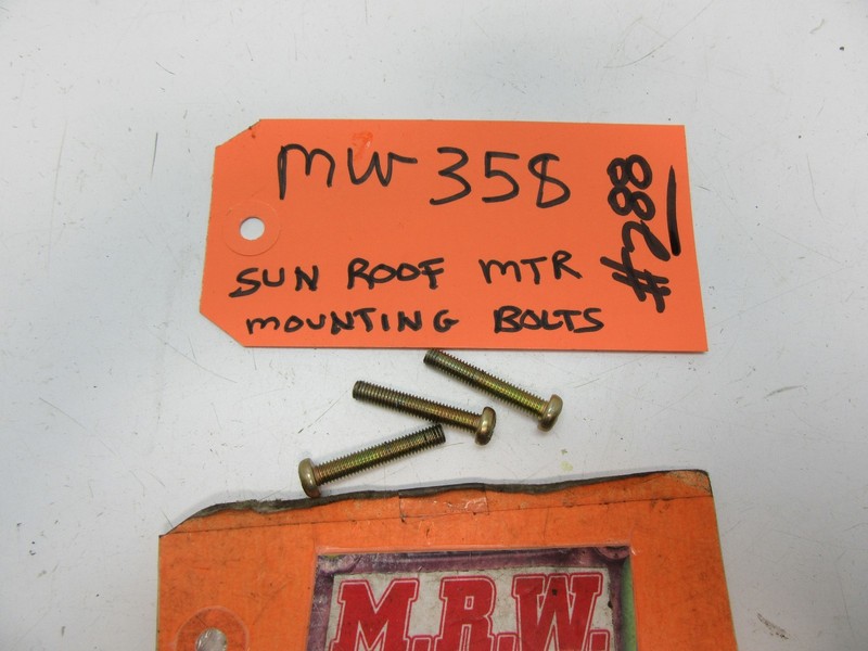 97-01 TIBURON BOLT BOLTS SET OF 3 OFF SUNROOF SUN ROOF MOTOR TO TRACK CAR